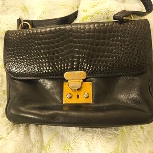 Vintage Black Bally Purse
